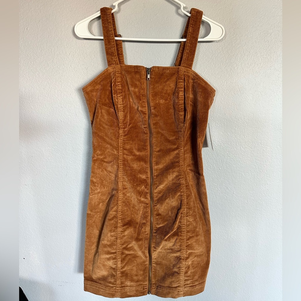 SO Velour Zipper Dress